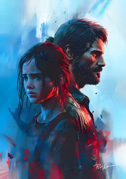 متال پوستر طرح بازی The Last Of Us کد L1652