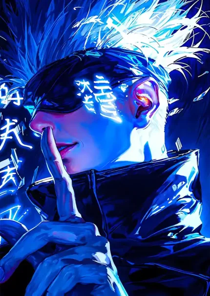 متال پوستر انیمه جوجوتسو کایسن طرح گوجو کد L1661