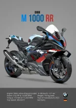 متال پوستر طرح موتور M1000 RR کد L1668