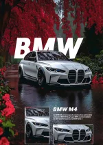 متال پوستر طرح ماشین BMW M4 کد L1673