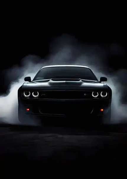 متال پوستر طرح ماشین Dodge Challenger کد L1684