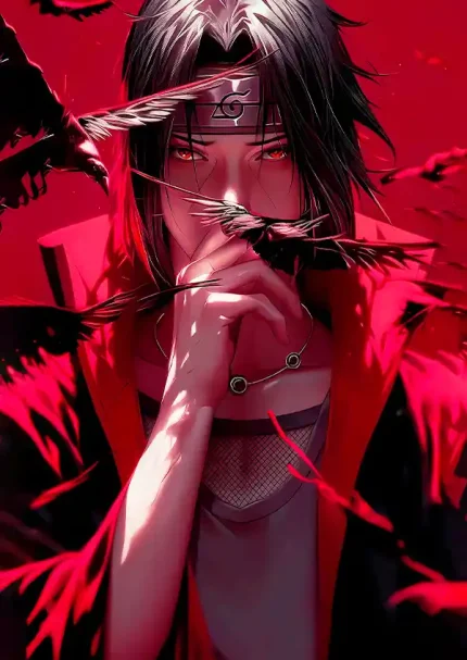 متال پوستر انیمه ناروتو طرح ایتاچی کد L1685