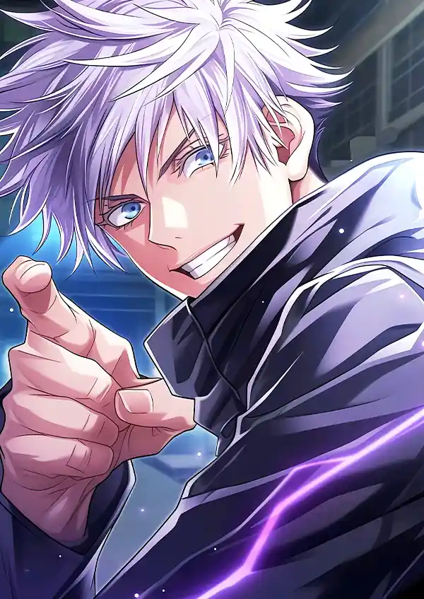 L1688-metalposter-01 متال پوستر انیمه جوجوتسو کایسن طرح گوجو کد L1688 - Image 1