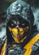 متال پوستر بازی Mortal Kombat طرح اسکورپیون کد L1696