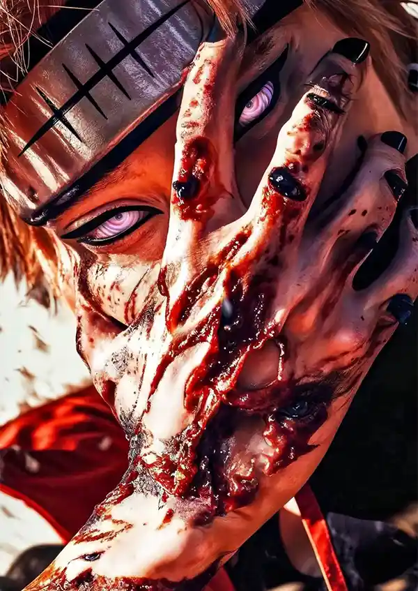 L1700-metalposter-01 متال پوستر انیمه ناروتو طرح Pain کد L1700 - Image 1