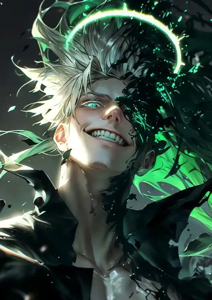 متال پوستر انیمه جوجوتسو کایسن طرح گوجو کد L1702