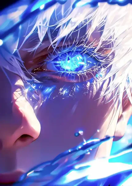 متال پوستر انیمه جوجوتسو کایسن طرح گوجو کد L1704