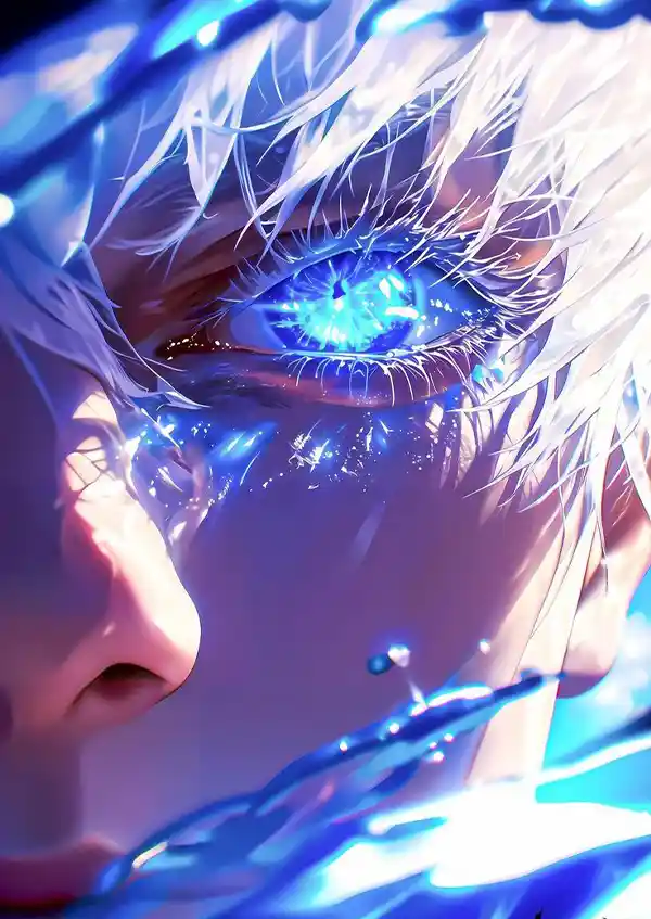 L1704-metalposter-01 متال پوستر انیمه جوجوتسو کایسن طرح گوجو کد L1704 - Image 1