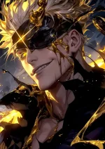 متال پوستر انیمه جوجوتسو کایسن طرح گوجو کد L1719