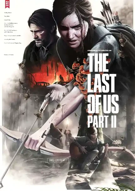 متال پوستر طرح بازی The Last Of Us کد L1741