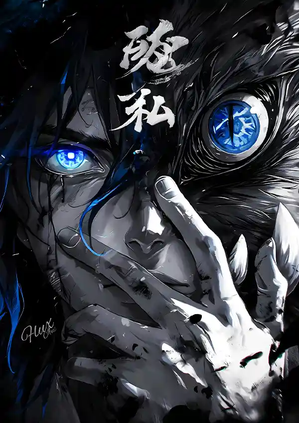 L1744-metalposter-01 متال پوستر انیمه شیطان کش طرح اینوسکه کد L1744 - Image 1