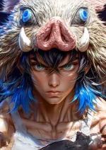 متال پوستر انیمه شیطان کش طرح اینوسکه کد L1745