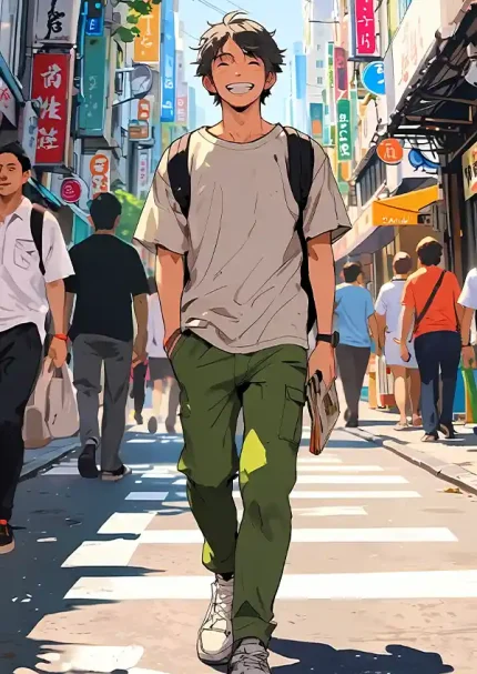 متال پوستر طرح انیمه ای پسرانه کد L1749