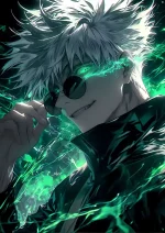 متال پوستر انیمه جوجوتسو طرح گوجو کد L1751