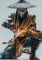 متال پوستر بازی Mortal Kombat طرح Kung Lau کد L1756