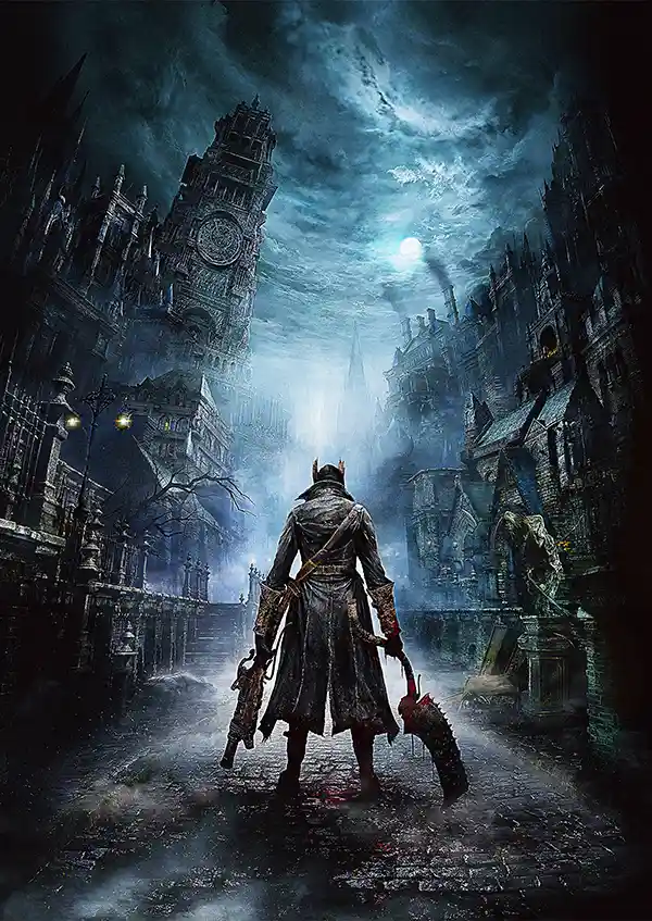 L1759-metalposter-01 متال پوستر طرح بازی Bloodborne کد L1759 - Image 1