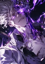 متال پوستر انیمه جوجوتسو کایسن طرح گوجو کد L1760