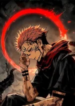 متال پوستر انیمه جوجوتسو کایسن طرح سوکونا کد L1765