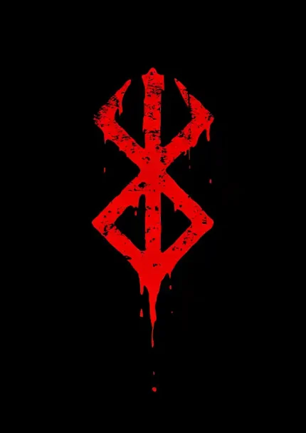 متال پوستر طرح انیمه برزرک کد L1773