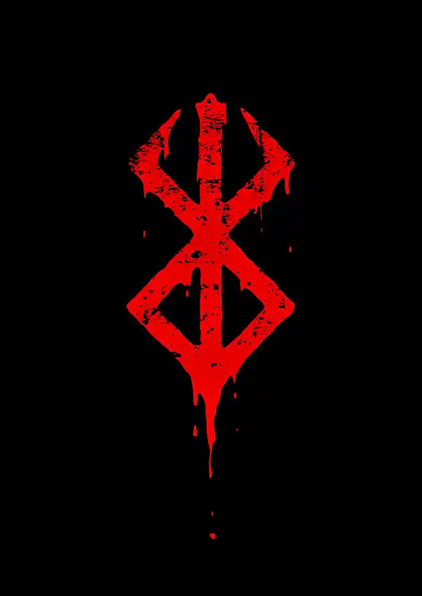 L1773-metalposter-01 متال پوستر طرح انیمه برزرک کد L1773 - Image 1