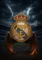 متال پوستر طرح رئال مادرید کد L1780