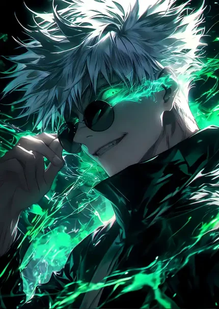 متال پوستر انیمه جوجوتسو کایسن طرح گوجو کد L1784