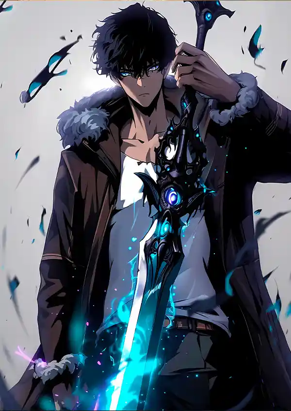 L1789-metalposter-01 متال پوستر طرح انیمه Solo Leveling کد L1789 - Image 1