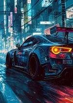 متال پوستر طرح تویوتا GT86 کد L1800