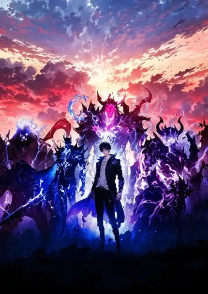 متال پوستر طرح انیمه Solo Leveling کد L1802