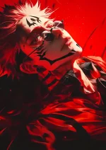 متال پوستر انیمه جوجوتسو کایسن طرح سوکونا کد L1806