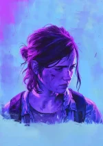 متال پوستر بازی The Last Of Us طرح الی کد L1807