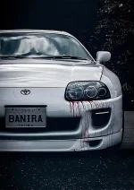 متال پوستر طرح ماشین تویوتا سوپرا کد L1817