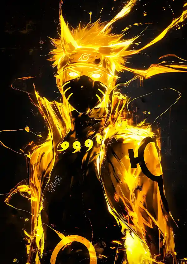 L1836-metalposter-01 متال پوستر طرح انیمه ناروتو کد L1836 - Image 1