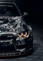 متال پوستر طرح ماشین BMW کد L1837