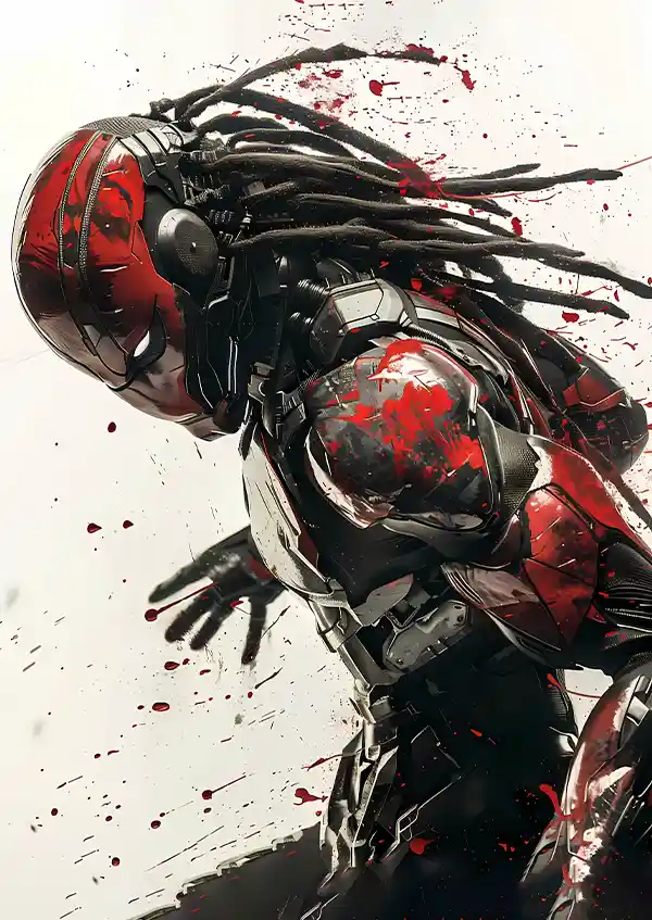 L1839-metalposter-01 متال پوستر بازی Mortal Kombat طرح Sektor کد L1839 - Image 1