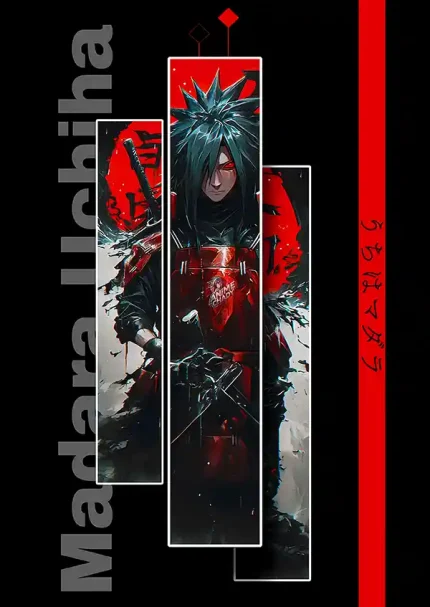 متال پوستر انیمه ناروتو طرح ایتاچی کد L1841