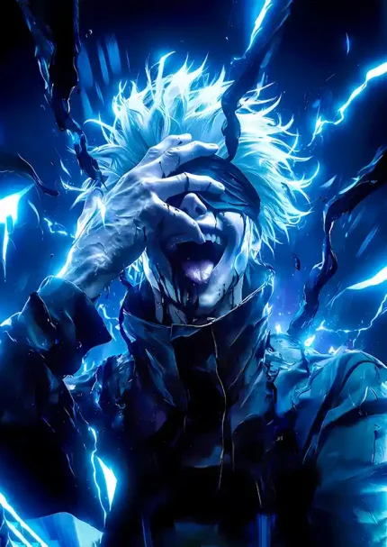 متال پوستر انیمه جوجوتسو کایسن طرح گوجو کد L1844