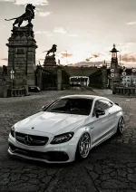 متال پوستر طرح ماشین Mercedes-Benz C63 کد L1845