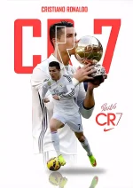 متال پوستر طرح رونالدو کد L1849