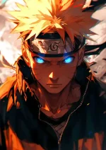 متال پوستر طرح انیمه ناروتو کد L1850