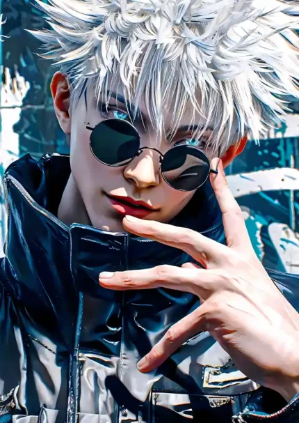 متال پوستر انیمه جوجوتسو کایسن طرح گوجو کد L1853