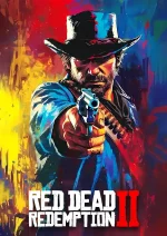 متال پوستر بازی Red Dead Redemtion طرح آرتور مورگان کد L1856
