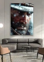 متال پوستر بازی Red Dead Redemption 2 طرح آرتور مورگان کد L1058 - Image 2