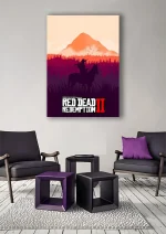 متال پوستر طرح بازی Red Dead Redemption 2 کد L1038 - Image 2