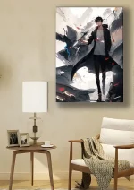 متال پوستر طرح انیمه Solo Leveling کد L1547 - Image 2