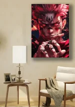 متال پوستر انیمه جوجوتسو کایسن طرح سوکونا کد L1540 - Image 2