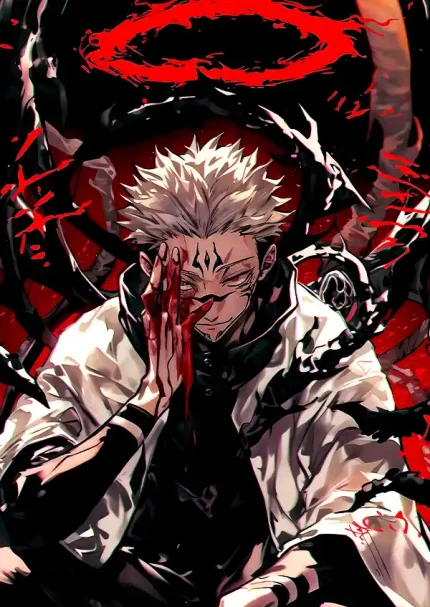 متال پوستر انیمه جوجوتسو کایسن طرح سوکونا کد L1147