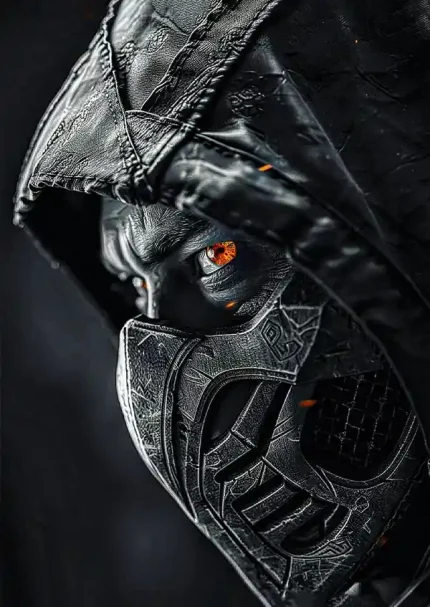 متال پوستر طرح بازی Mortal Kombat طرح اسکورپیون کد L1157