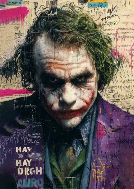 متال پوستر طرح جوکر کد L1152