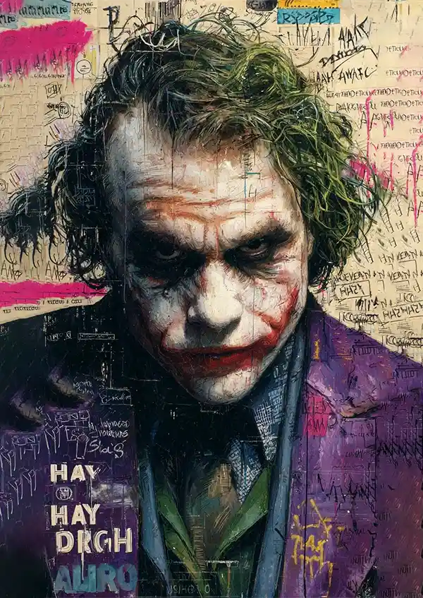 dfger متال پوستر طرح جوکر کد L1152 - Image 1